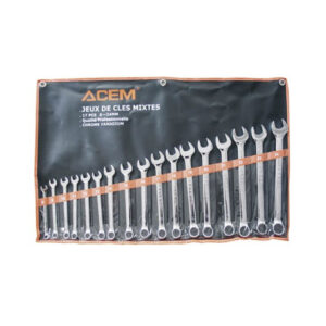 JEUX DE CLÉ POLYGONALES 75° CONTRECOUDÉES EN TROUSSE ACEM 280121601